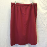 Vintage Pendleton Red Wool Midi Skirt
