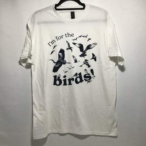 Quickdraw Studio "I'm for the Birds!" XXL Screen Printed T-Shirt