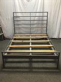Discontinued IKEA HEIMDAL Grey Metal Full Platform Bed