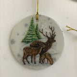 Susan Sitaraman "Animals In Snow" Hanging Ornament