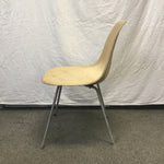 Vintage MCM Herman Miller Tan Fiberglass Bucket Accent Chair