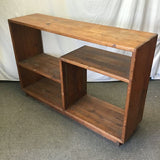 Vintage Danish Modern Solid Pine 4-Tier Shelf