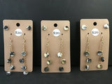 Green Thumb Crafts 4pc Set of Marble Earrings