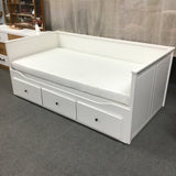 Contemporary IKEA White HEMNES Twin Trundle Day Bed