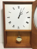 Vintage Shaker Solid Cherry Mantel Clock
