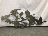 Metal Flying Geese Wall Hanging Art