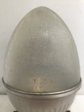 Vintage 1940's Industrial General Electric Egg-Shaped Street Light Shade