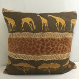 Modern Giraffe Throw Pillow