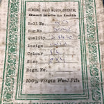 Vintage Oriental Blue Wool 4x6 Area Rug