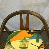 Vintage MCM Blowing Rock Bird Uphosltered Accent Chair