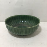 Vintage MC Cookson Pottery Green Ceramic Planter