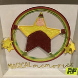 Eltimar Design Framed Christmas Clown Upcycled Mixed Media 3D-Artwork