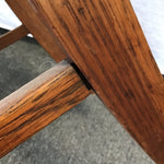 Pair of Vintage Mission Solid Oak Spindleback Dining Chairs