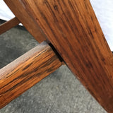 Pair of Vintage Mission Solid Oak Spindleback Dining Chairs