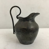 Vintage Monogrammed Coin Silver Creamer Pot