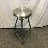Vintage Seville Classics Ultradurable Chrome Metal Stool