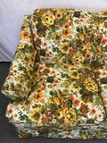Vintage Kroehler Floral Upholstered 2-Cushion Loveseat