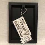 Eltimar Design Framed 5x7 "Given This Life" B&W Zentangle Inspired Artwork Print