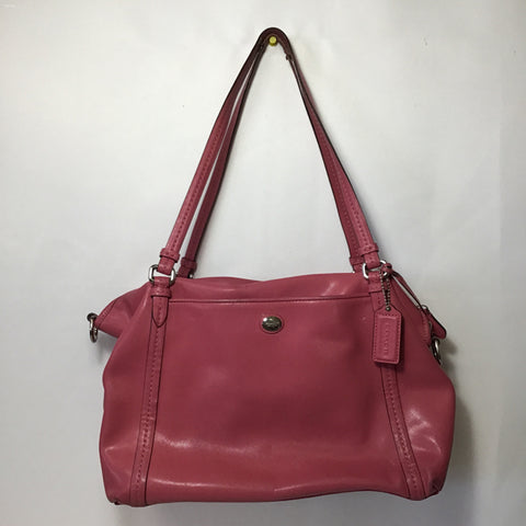 Coach Pink Leather "Peyton" Pocket Tote