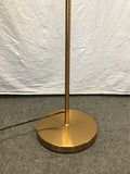 Modern MCM Bronze Metal 3-Bulb Floor Lamp