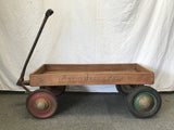 Vintage Rustic Solid Wood Wagon