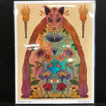 Yen Ospina "Prudent Lobo" 8.5x11 Signed Art Print