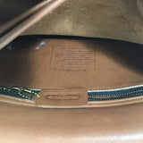Vintage Coach Brown Leather "Court" Crossbody Bag