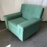 Vintage MCM Nelson & Sons Teal Club Chair