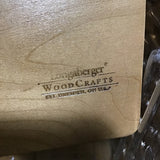 2004 Longaberger Woven Solid Maple Lidded Basket