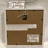 Eltimar Design Framed Christmas Clown Upcycled Mixed Media 3D-Artwork