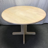 Modern Solid Tropical Wood Drop-Leaf Dining Table