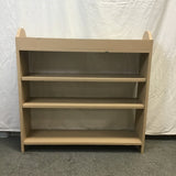 Vintage Tan Painted 4-Tier Shelf