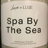 Lavender in Luxe 8oz "Spa by the Sea" Candle in Clear Glass Jar