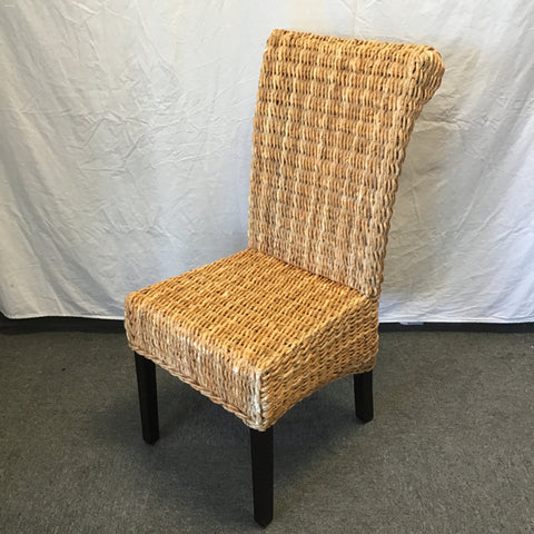 Modern Woven Banana Leaf Accent Chair