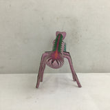 Handmade Alebrije Oaxacan Purple Carved Wood Mantis