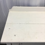 Vintage Craftsman White-Painted Wood 5-Drawer Chest of Drawers