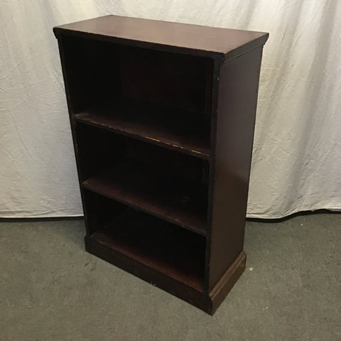 Vintage Walnut Veneer 4-Tier Shelf