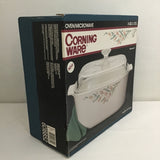 New In Box Oldstock! 1994 Corning Ware "Rosemarie" 5QT Covered Casserole
