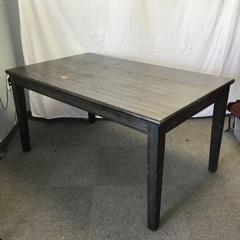 Modern Grey Oak Veneer Expanding Dining Table