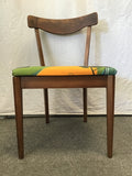 Vintage MCM Martinsville Walnut Desk & Chair Set