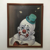 Signed 1972 Red Skelton "Sad Faced Clown" Lithograph