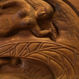 Signed Original Wood Carving of Wind Surfers by Walt Marble