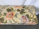 Modern Floral Uphosltered Bench