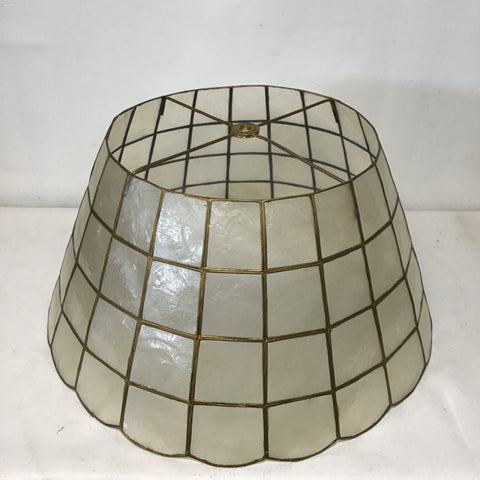 Vintage Capiz Shell Lamp Shade