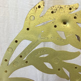 Vintage MCM Burwood Gold Painted Resin Willow Branch