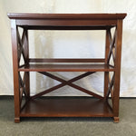 Modern Craftsman Cherry Veneer 3-Tier Shelf
