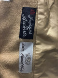 Vintage Meyer Jonasson Tan Camel Hair Double-Breasted Long Coat