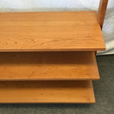 Modern Century House "Linden" Cherry 5-Tier Leaning Ladder Entertainment Stand