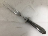 Vintage Sterling Silver & Stainless Steel Carving Knife & Fork