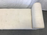 Modern Off-White Upholstered Storage Bench